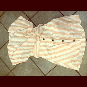 Candy-striped summer dress - never worn!
